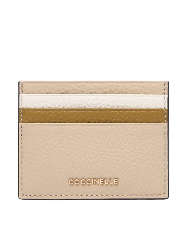 Coccinelle Coccinelle Etui za kreditne kartice M10 Metallic Tricolor E2 M10 12 95 01 Bež