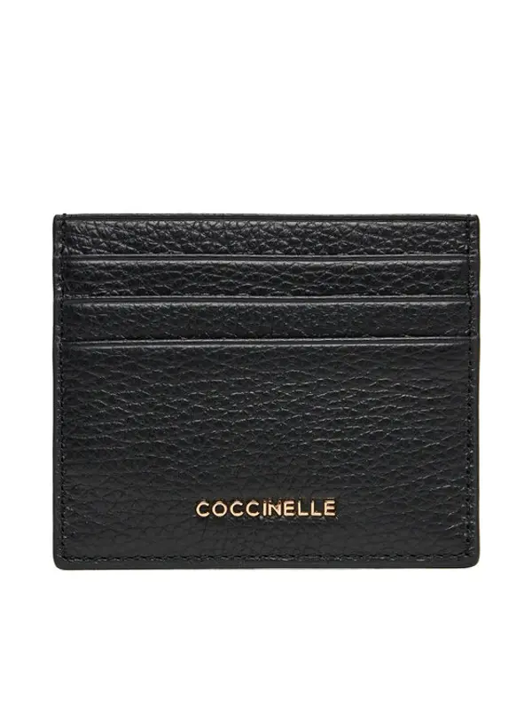 Coccinelle Coccinelle Etui za kreditne kartice MW5 Metallic Soft E2 MW5 12 95 01 Crna