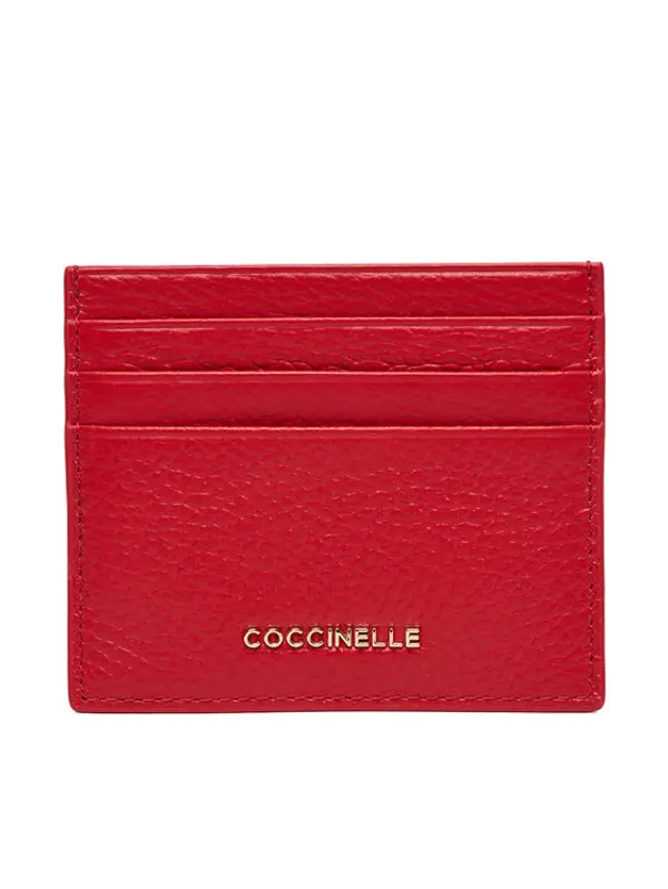 Coccinelle Coccinelle Etui za kreditne kartice MW5 Metallic Soft E2 MW5 12 95 01 Crvena