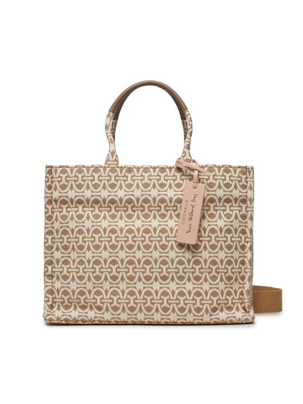 Coccinelle Coccinelle Torbica MBD Never Without Bag Monogram E1 MBD 18 02 01 Bež
