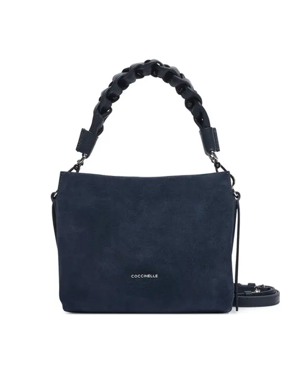 Coccinelle Coccinelle Torbica P6P Boheme Suede Bimaterial E1 P6P 58 01 01 Tamnoplava