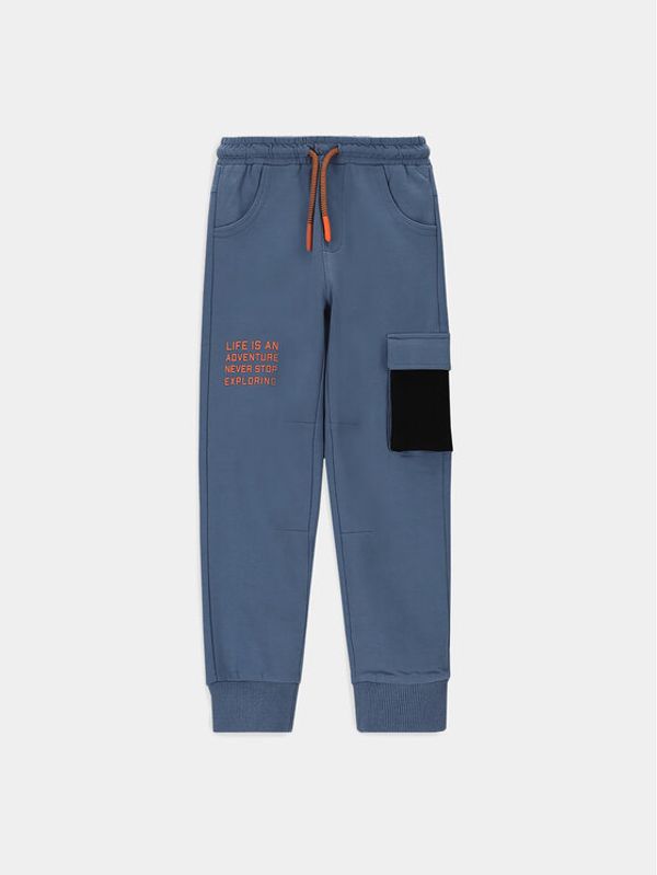 Coccodrillo Coccodrillo Donji dio trenerke WC4120102DEK Plava Slim Fit