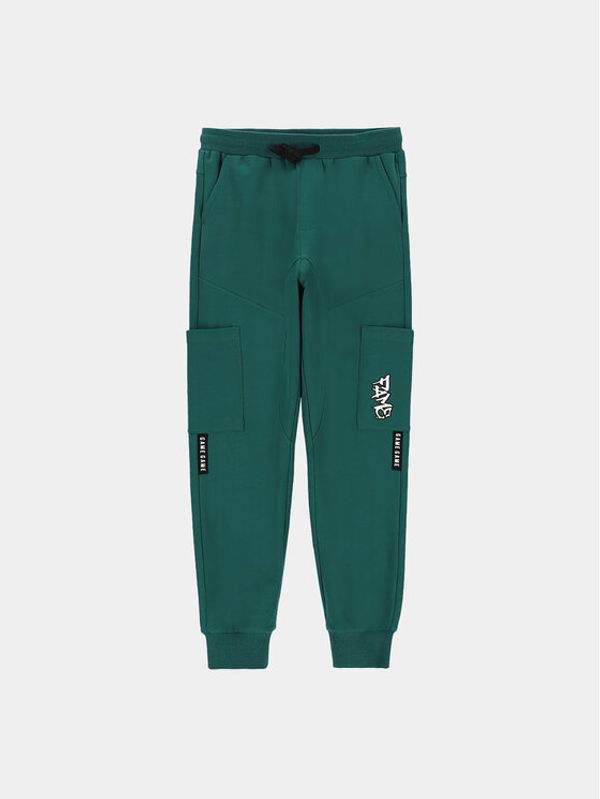 Coccodrillo Coccodrillo Donji dio trenerke ZC3120104ASJ Zelena Regular Fit