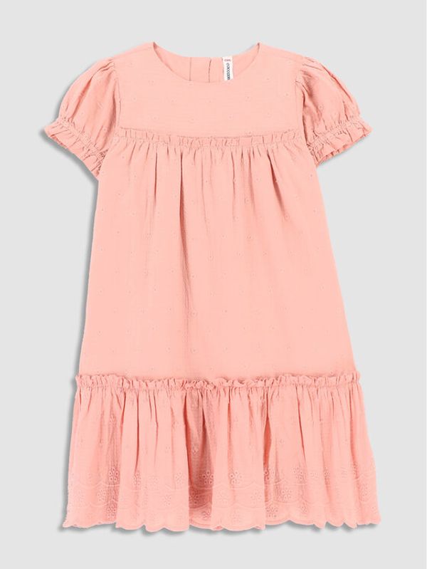 Coccodrillo Coccodrillo Haljina za svaki dan WC3128201SRK Ružičasta Regular Fit