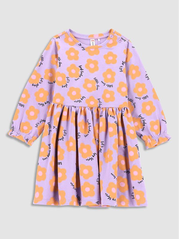 Coccodrillo Coccodrillo Haljina za svaki dan WC3129101RPN Ljubičasta Regular Fit