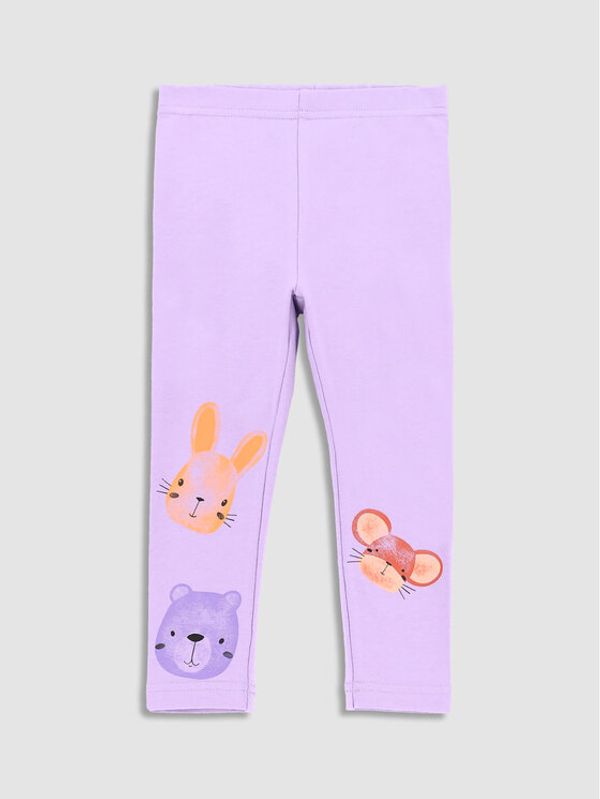 Coccodrillo Coccodrillo Leggings WC3122104RPN Ljubičasta Slim Fit