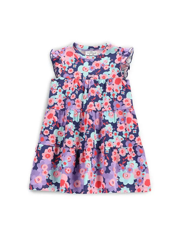 Coccodrillo Coccodrillo Ljetna haljina WC5129201HGN Ljubičasta Regular Fit