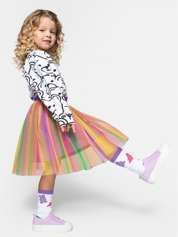 Coccodrillo Coccodrillo suknja od tila WC4124201JPK Šarena Regular Fit