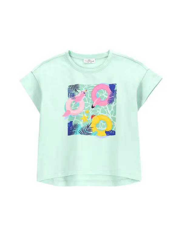 Coccodrillo Coccodrillo T-shirt WC5143203HGK Zelena Regular Fit