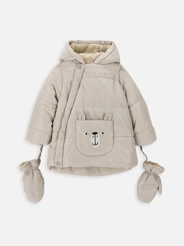 Coccodrillo Coccodrillo Zimska jakna ZC3152102OBN Bež Regular Fit