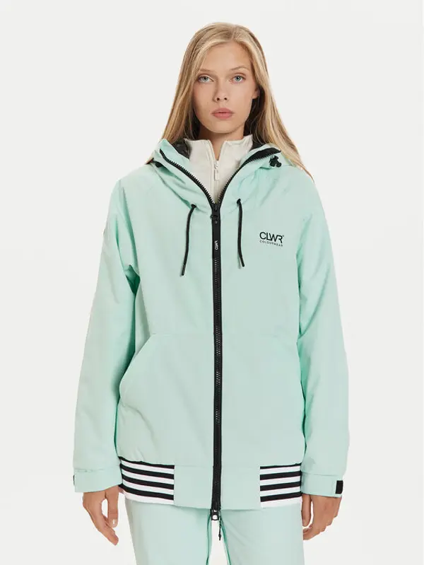 Colourwear Colourwear Skijaška jakna 7010319 Zelena Regular Fit