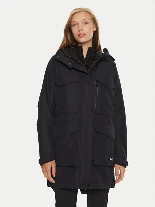 Colourwear Colourwear Skijaška jakna Gritty Parka W 7010316 Crna Regular Fit