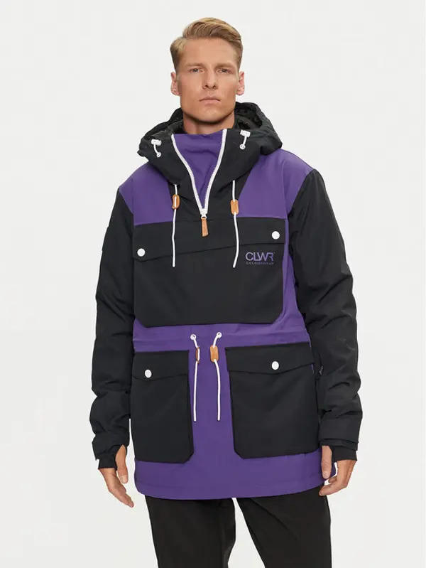Colourwear Colourwear Snowboard jakna Essential Anorak 7010293 Ljubičasta Regular Fit