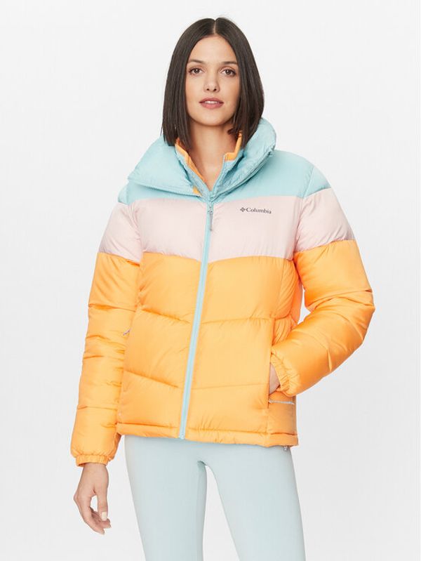 Columbia Columbia Pernata jakna Puffect™ Color Blocked Jacket Narančasta Regular Fit