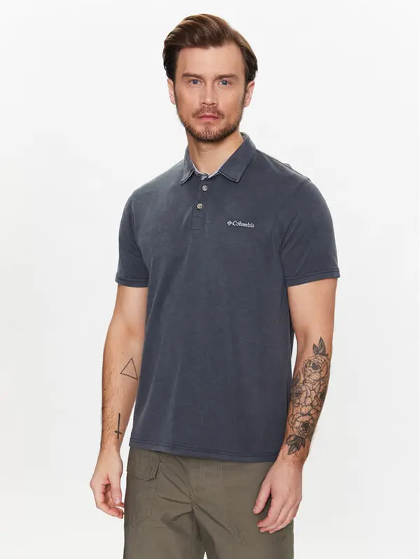 Columbia Columbia Polo Nelson Point 1772721 Siva Regular Fit