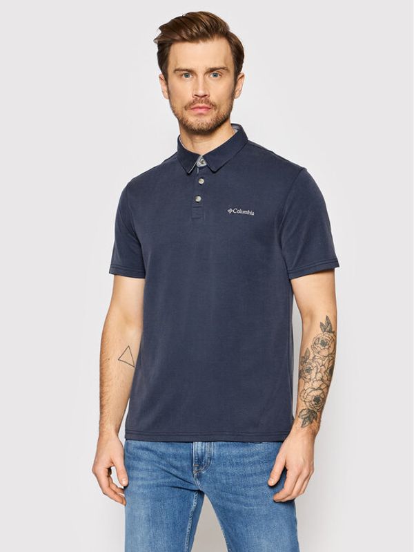 Columbia Columbia Polo Nelson Point 1772721 Tamnoplava Regular Fit
