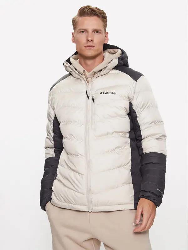Columbia Columbia Prijelazna jakna Labyrinth Loop™ Hooded Jacket Écru Regular Fit