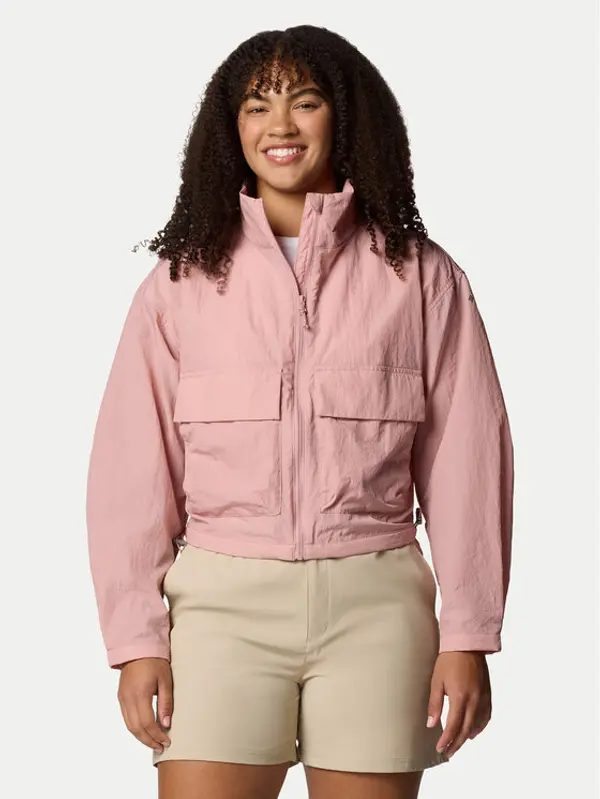 Columbia Columbia Prijelazna jakna Paracutie™ Cropped Cargo Windbreaker 2116571 Crvena Regular Fit