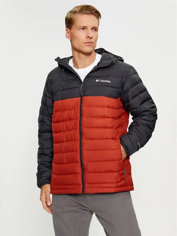 Columbia Columbia Prijelazna jakna Powder Lite™ Hooded Jacket Narančasta Regular Fit