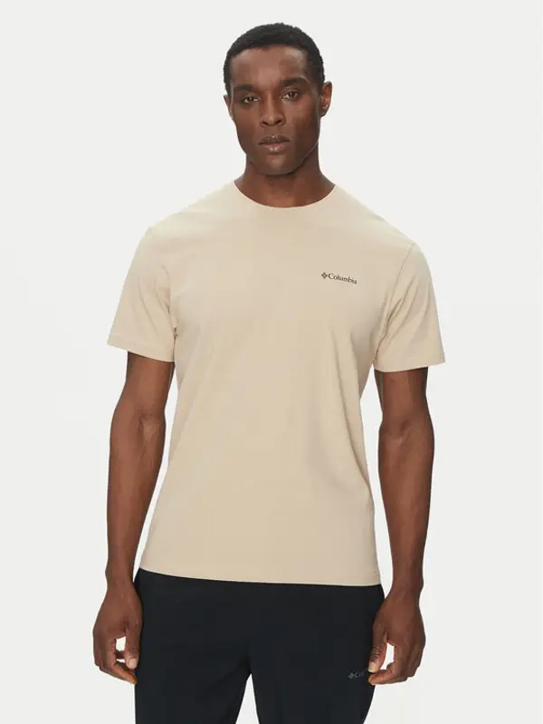 Columbia Columbia T-shirt Barton Springs™ 2058331 Bež Regular Fit