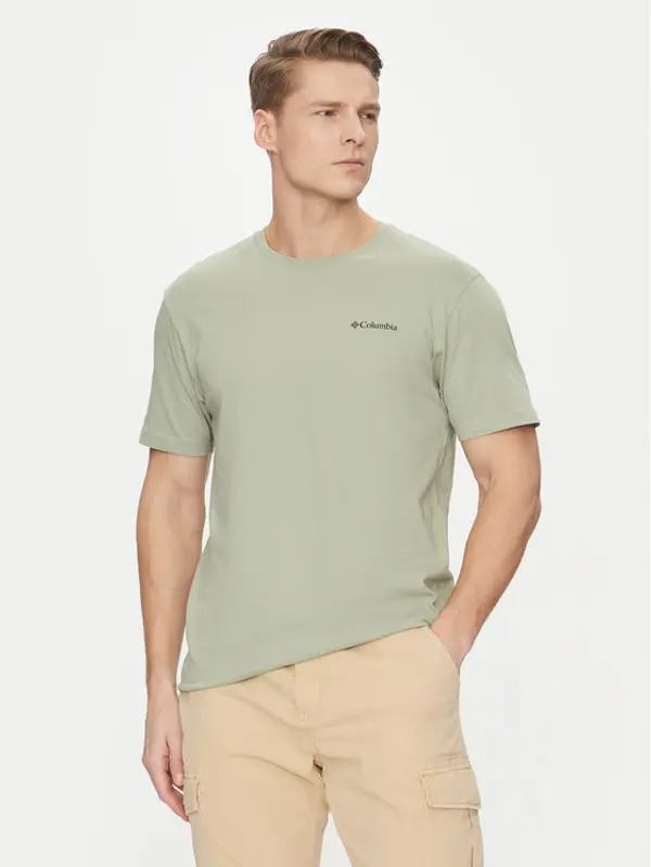 Columbia Columbia T-shirt Barton Springs™ 2058331 Zelena Regular Fit
