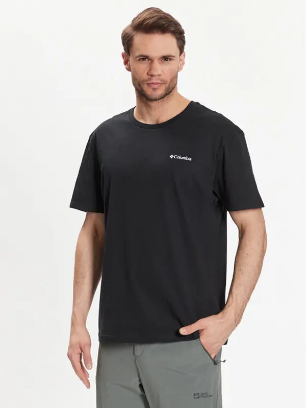 Columbia Columbia T-shirt Basic Logo 1680053 Crna Regular Fit