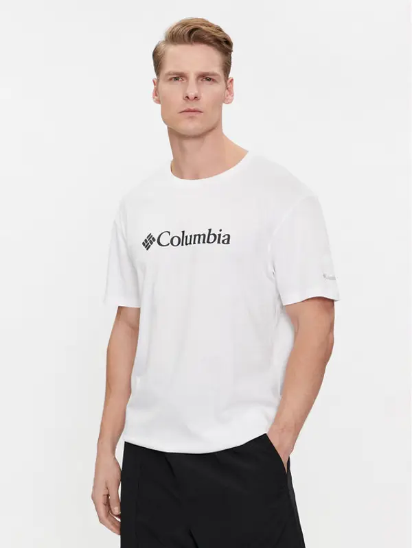 Columbia Columbia T-shirt Csc Basic Logo 1680053 Bijela Regular Fit