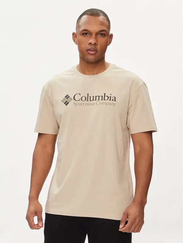 Columbia Columbia T-shirt Csc Basic Logo™ 1680053 Smeđa Regular Fit