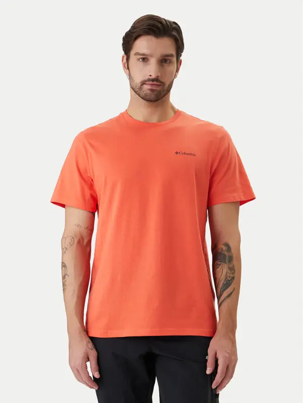 Columbia Columbia T-shirt CSC™ Logo Back Tee 2155011 Narančasta Regular Fit