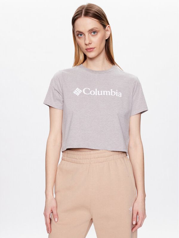 Columbia Columbia T-shirt North Casades 1930051 Siva Cropped Fit