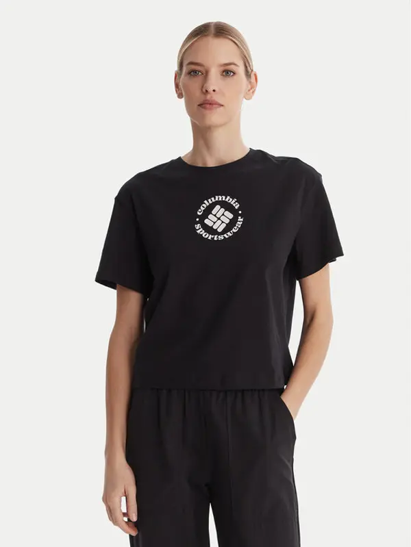 Columbia Columbia T-shirt Rolling Bend™ 2119991 Crna Regular Fit