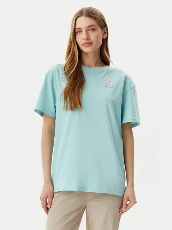 Columbia Columbia T-shirt Rolling Bend™ Graphic 2120031 Plava Oversize