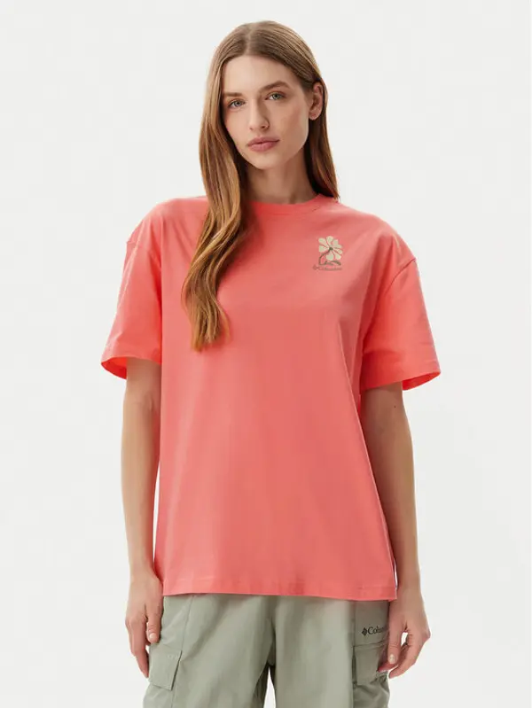 Columbia Columbia T-shirt Rolling Bend™ Graphic 2120031 Ružičasta Oversize