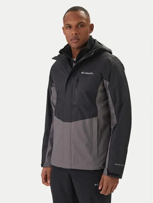 Columbia Columbia Vodootporna jakna Pouring Adventure™ III 2117171 Crna Regular Fit
