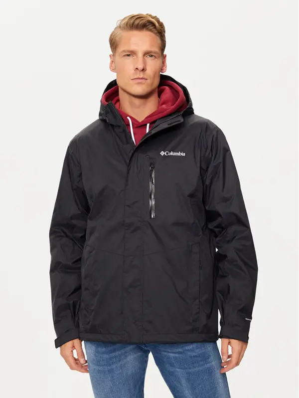 Columbia Columbia Vodootporna jakna Pouring Adventure™ III 2117171 Crna Regular Fit