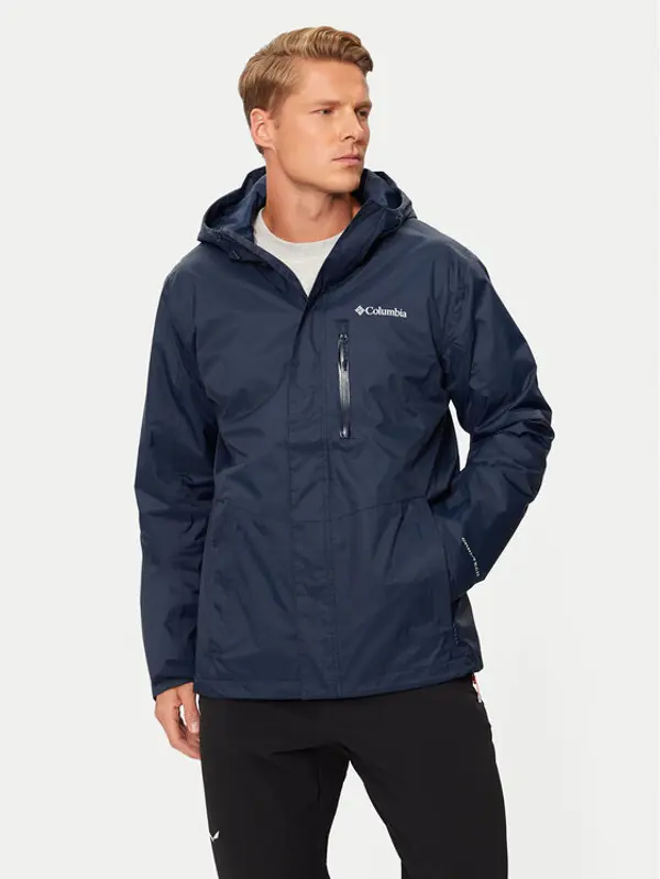 Columbia Columbia Vodootporna jakna Pouring Adventure™ III 2117171 Tamnoplava Regular Fit