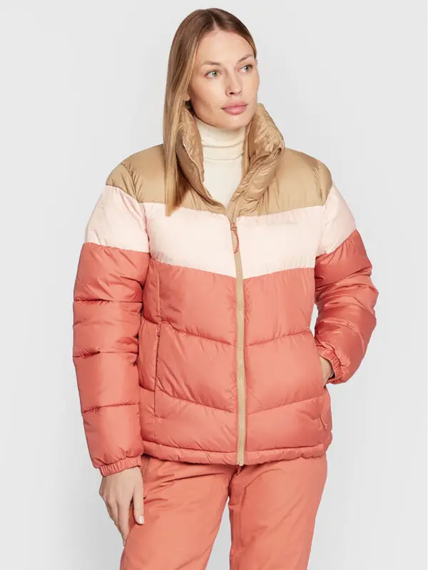 Columbia Columbia Zimska jakna Puffect™ Color Blocked 1955101 Koraljna Regular Fit