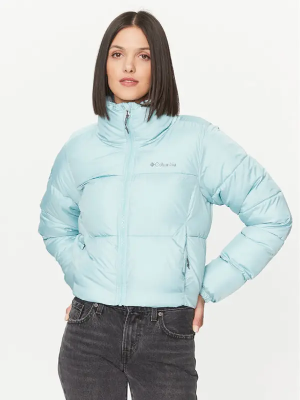 Columbia Columbia Zimska jakna Puffect™ Cropped Jacket Zelena Regular Fit