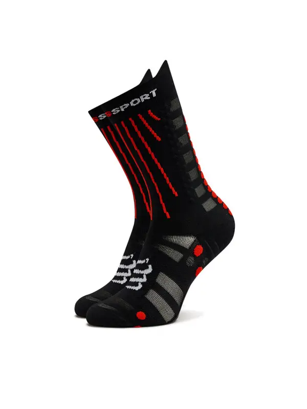 Compressport Compressport Duge čarape Aero XU00054B Crna
