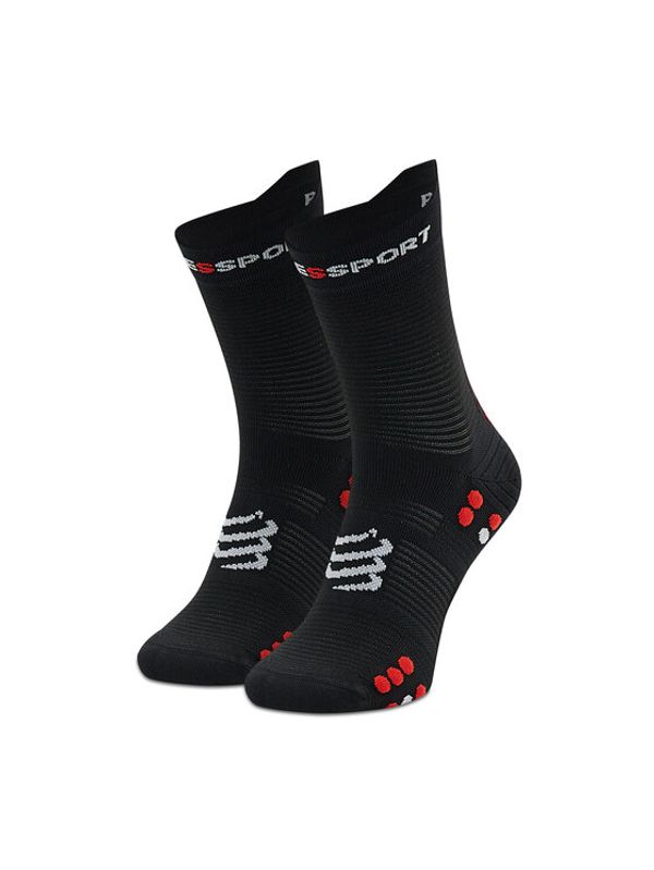 Compressport Compressport Visoke unisex čarape Pro Racing Socks V4.0 Run High XU00046B_906 Crna