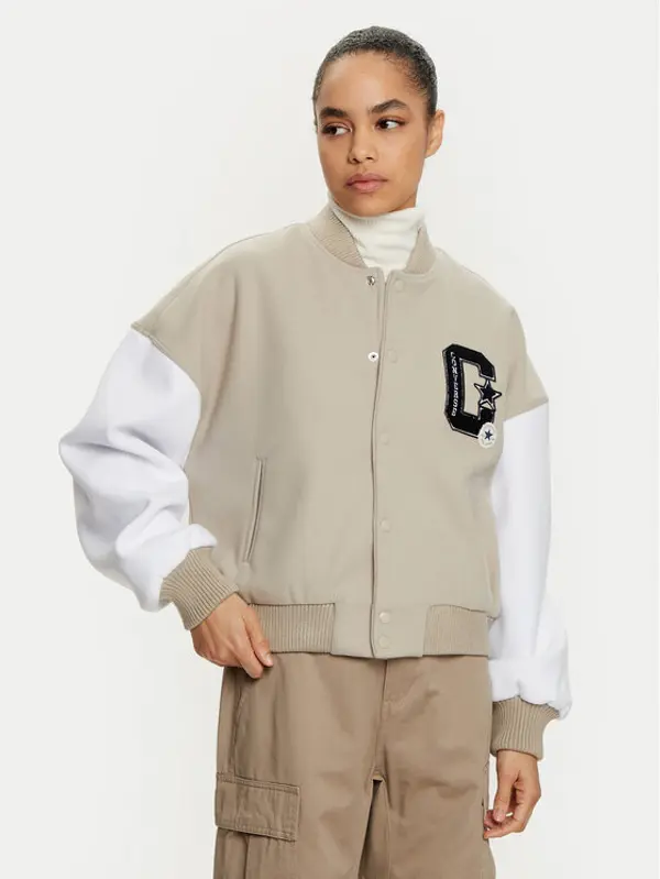 Converse Converse Bomber Retro Varsity 10026772-A01 Bež Relaxed Fit