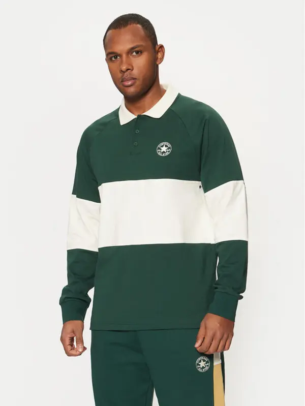 Converse Converse Polo Marquis Retro 10027563-A01 Zelena Regular Fit