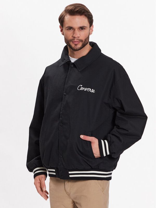 Converse Converse Prijelazna jakna 10024619-A01 Crna Regular Fit