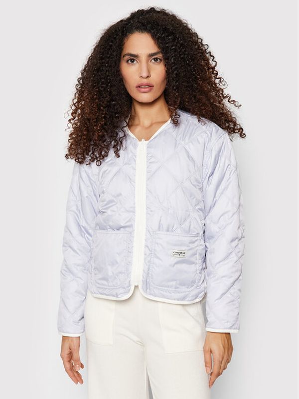 Converse Converse Prijelazna jakna Reversible Sherpa 10022733-A02 Svijetloplava Regular Fit