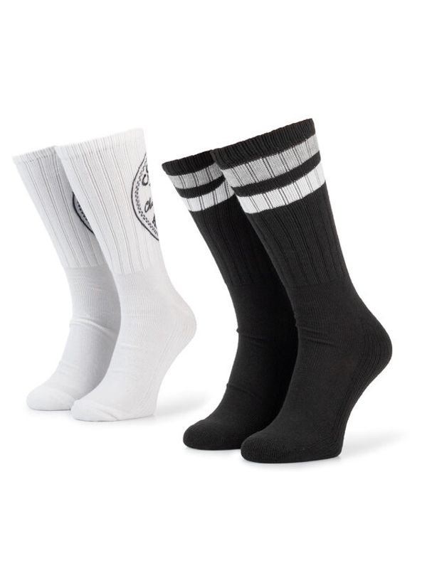 Converse Converse Set od 2 para unisex visokih čarapa E744A-2020 Crna