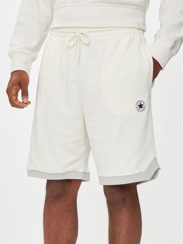 Converse Converse Sportske kratke hlače M Retro Chuck Knit Short 10026456-A02 Écru Regular Fit
