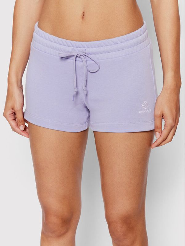 Converse Converse Sportske kratke hlače Star Chevron 10020163-A12 Ljubičasta Regular Fit