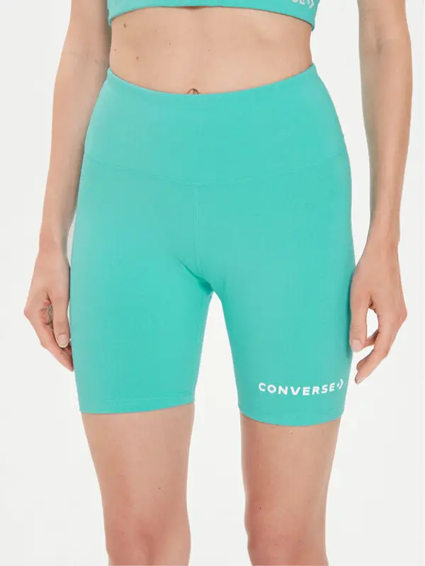 Converse Converse Sportske kratke hlače W Wordmark Bike Short 10024539-A12 Plava Skinny Fit
