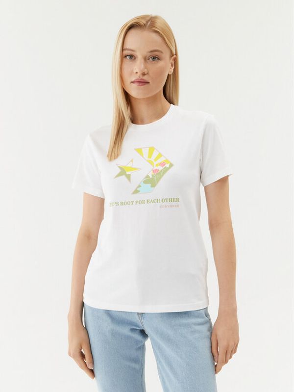 Converse Converse T-shirt Star Chevron Infill Tee 10025214-A01 Bijela Regular Fit