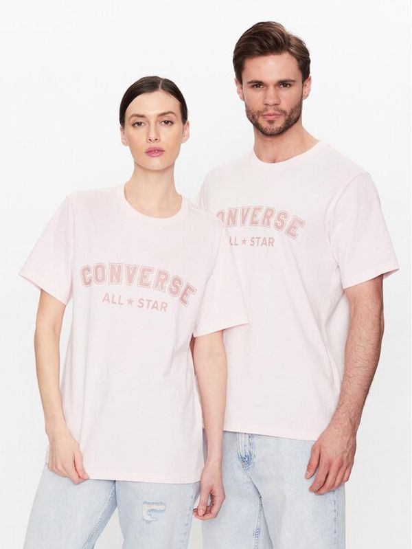 Converse Converse T-shirt Unisex All Star 10024566-A09 Ružičasta Regular Fit